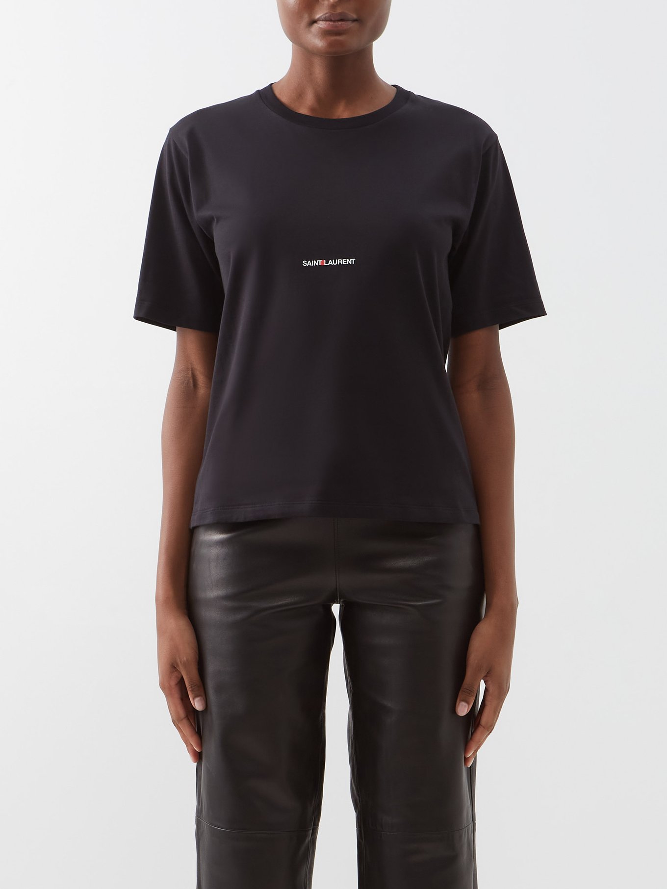 black saint laurent shirt