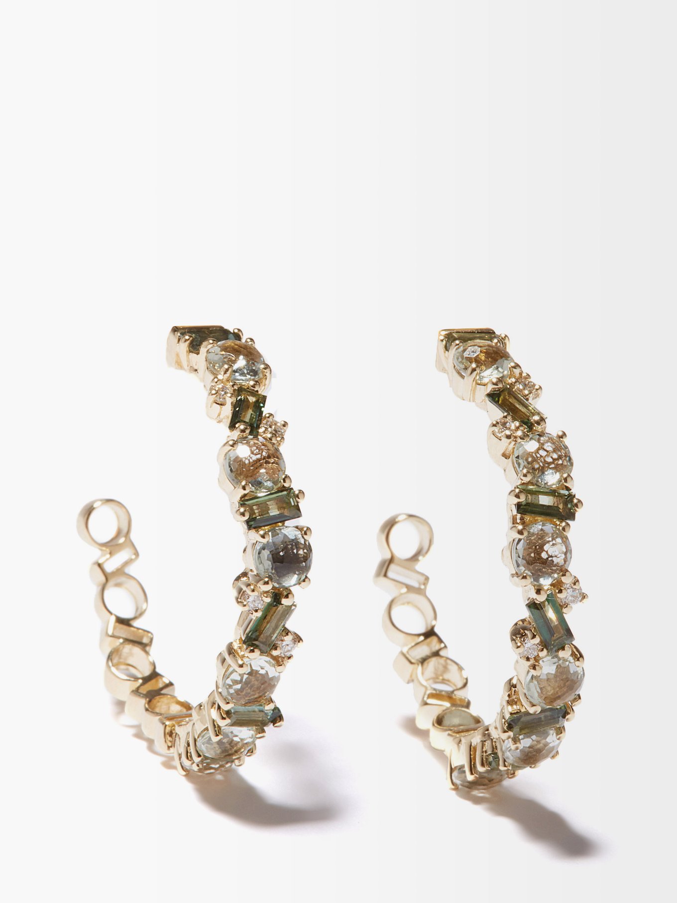 Collier en or 14 carats et topaze Matchesfashion Femme Accessoires Bijoux Colliers 