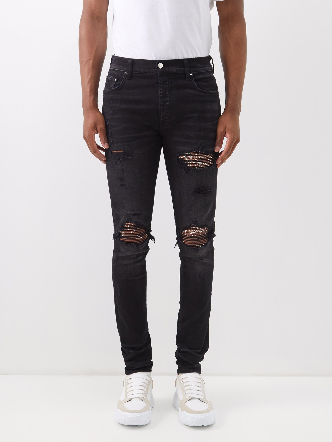 Matchesfashion Homme Vêtements Pantalons & Jeans Jeans Skinny Jean skinny effet vieilli MX1 