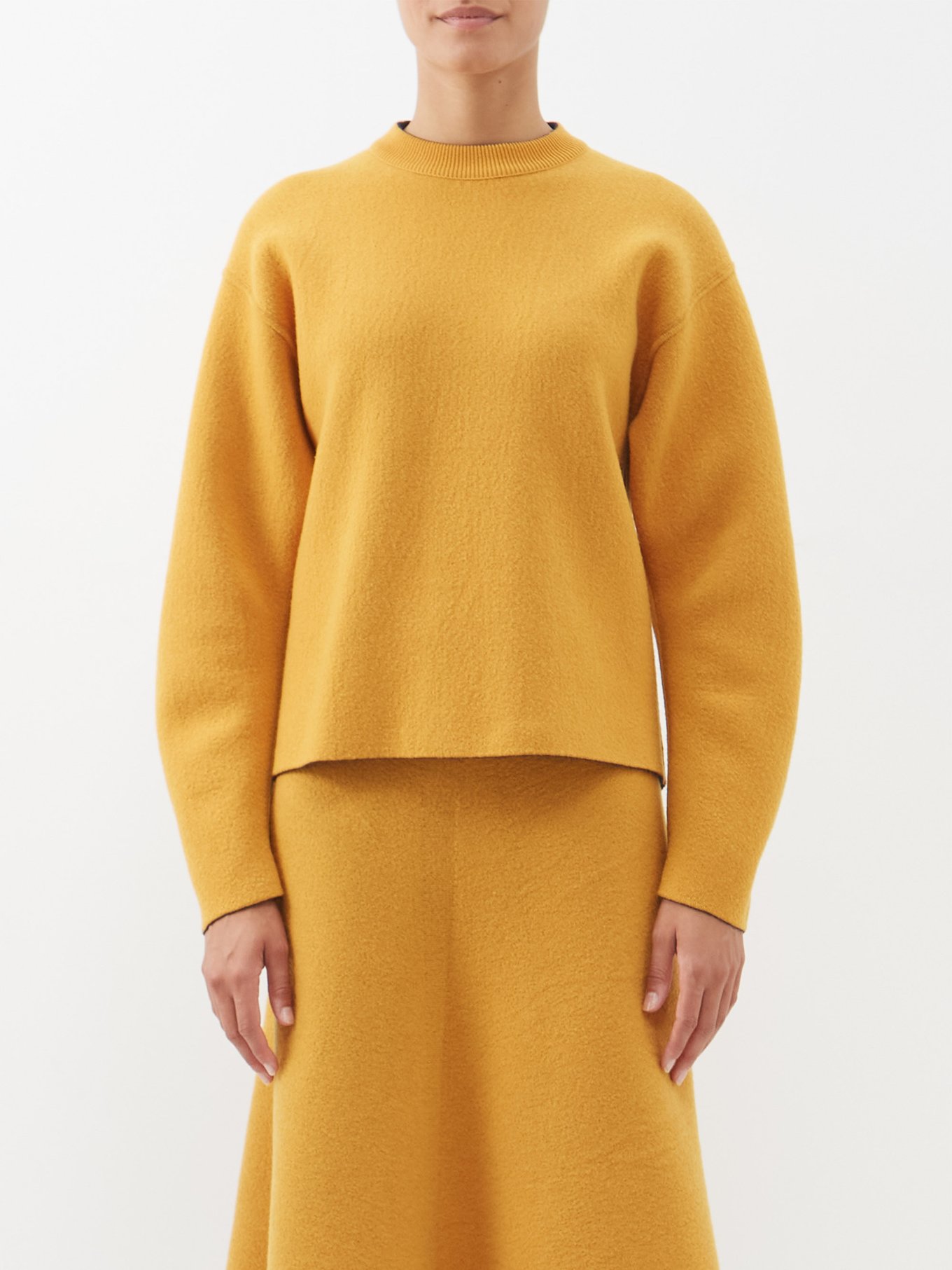 JIL SANDER ニット ワンピース ブラック 36 ジルサンダー セーター