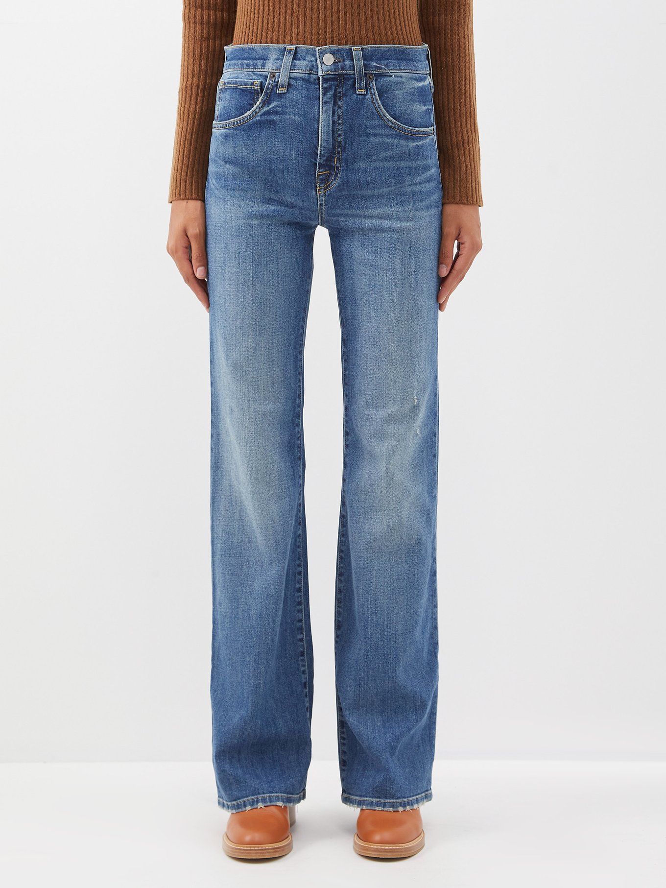 Matchesfashion Femme Vêtements Pantalons & Jeans Jeans Bootcut jeans Jean bootcut Celia 