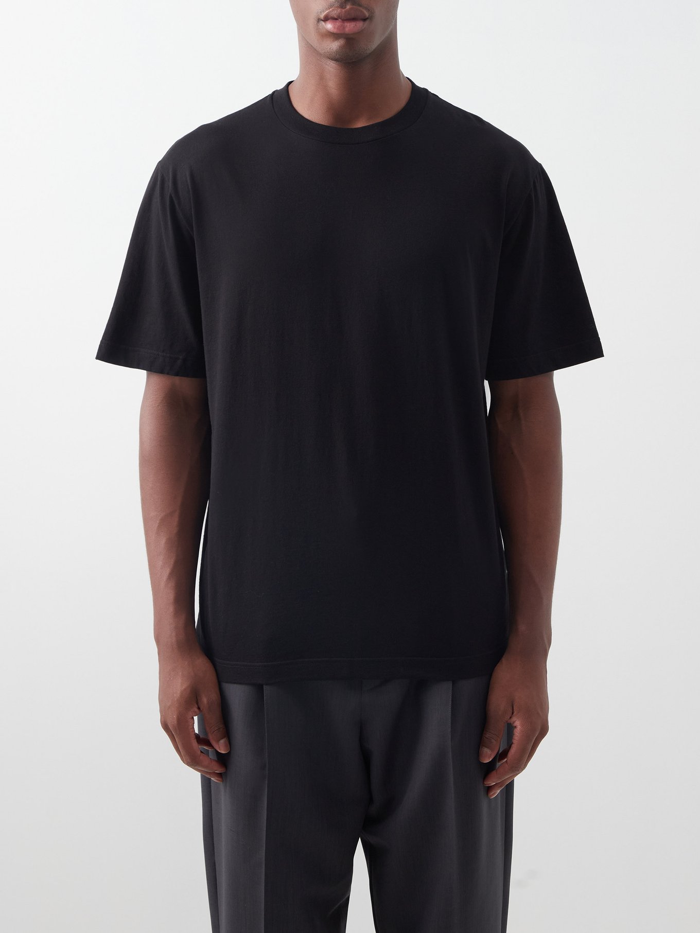 THE ROW 新品オーガニックコットンTシャツ black XS ザロウ