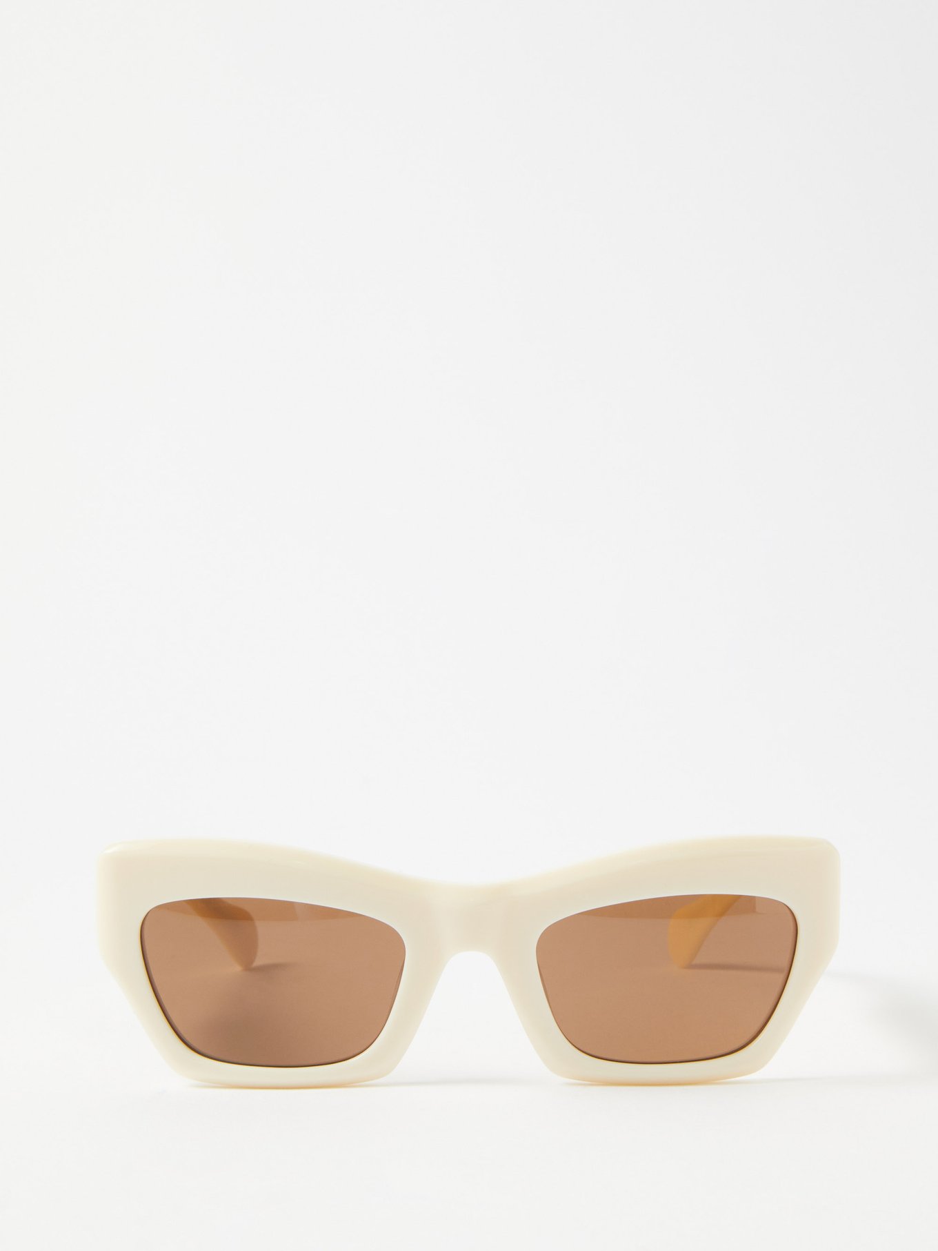 Sand MATCHESFASHION Men Accessories Sunglasses Cat Eye Sunglasses Mens Ayreen Cat-eye Acetate Sunglasses 