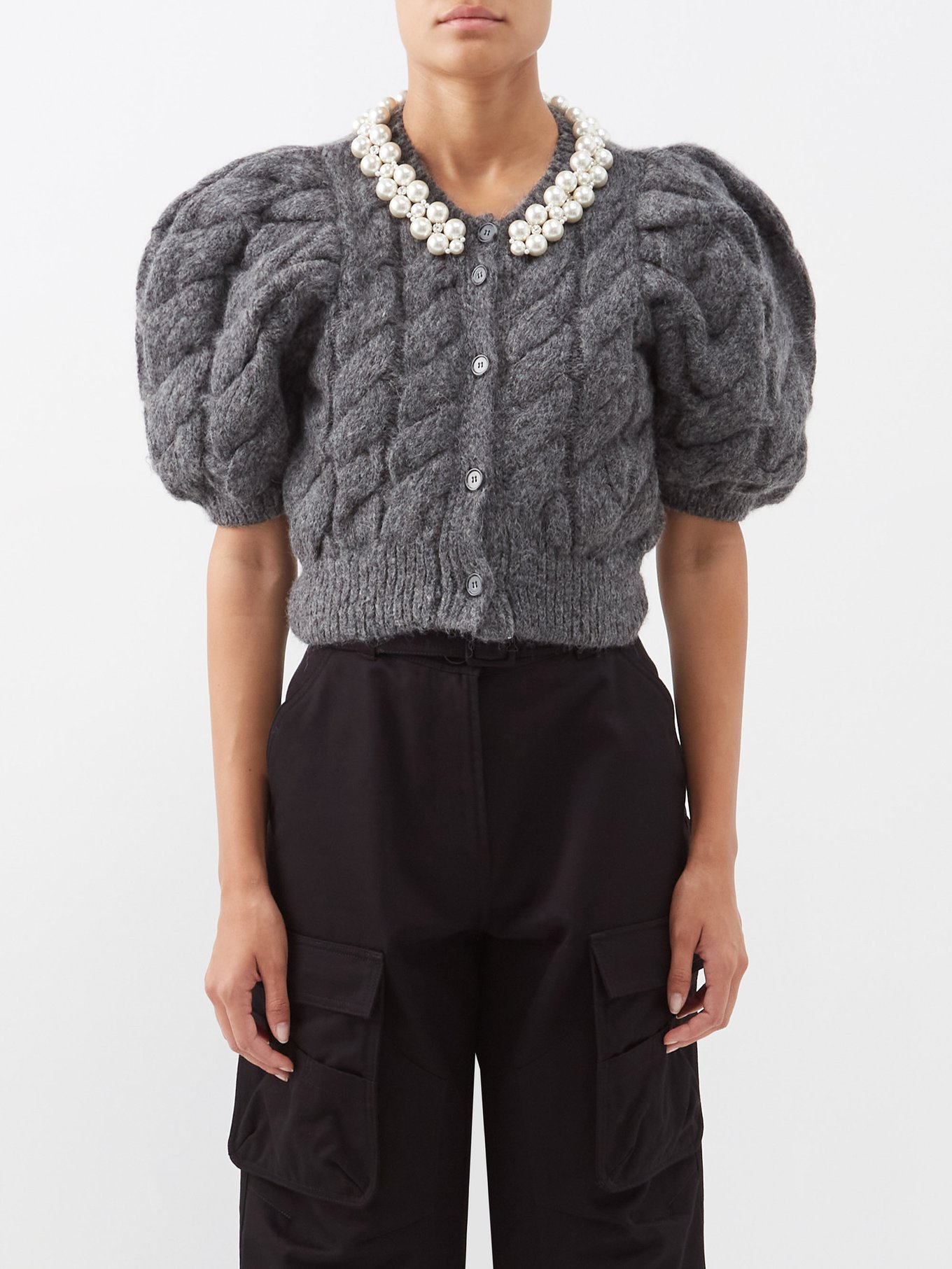 ランキング2022 Simone Rocha パール付きKnit gefert.com.br