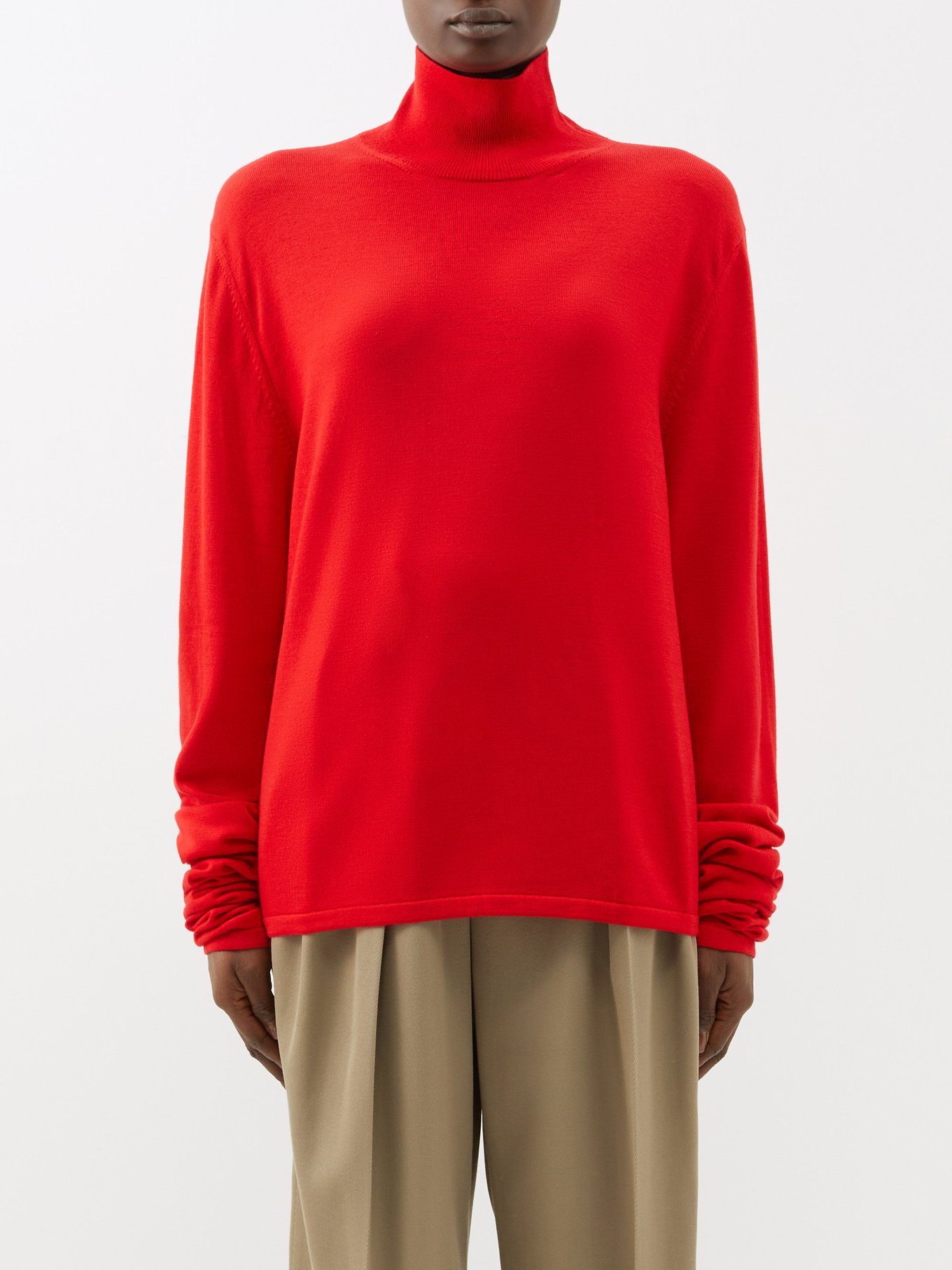 Carlus roll-neck wool sweater | The Row