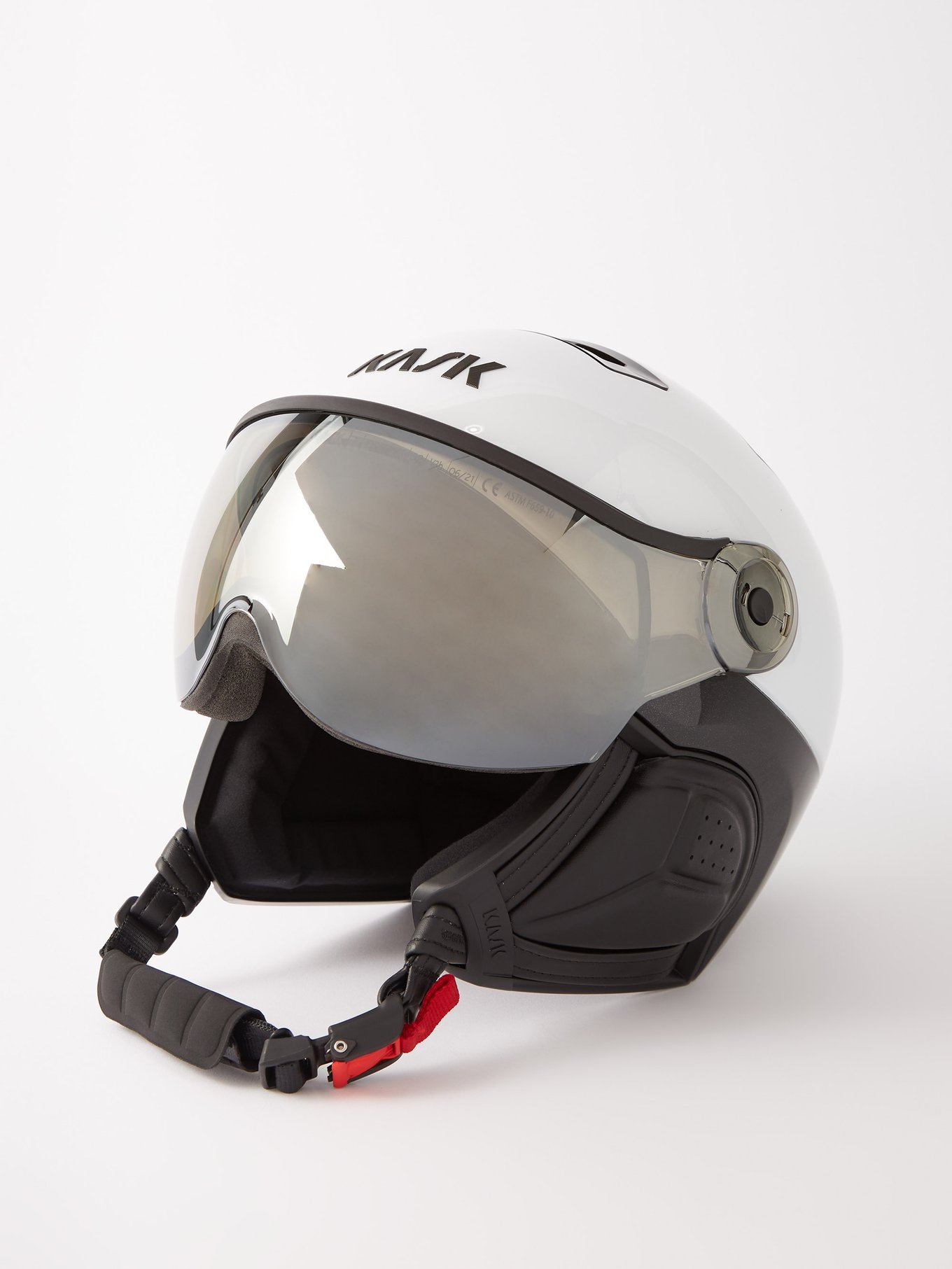 KASK〔カスク スキーヘルメット〕CLASS SPORT バイザー付き-