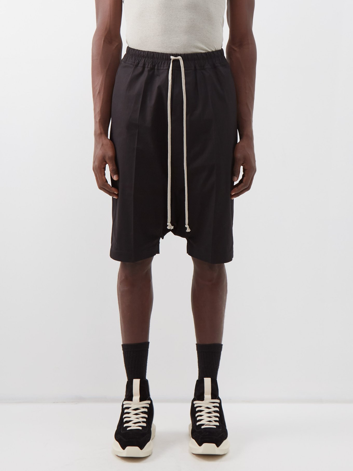 Rick Owens leather pods shorts ポッズショーツ - agedor.ma