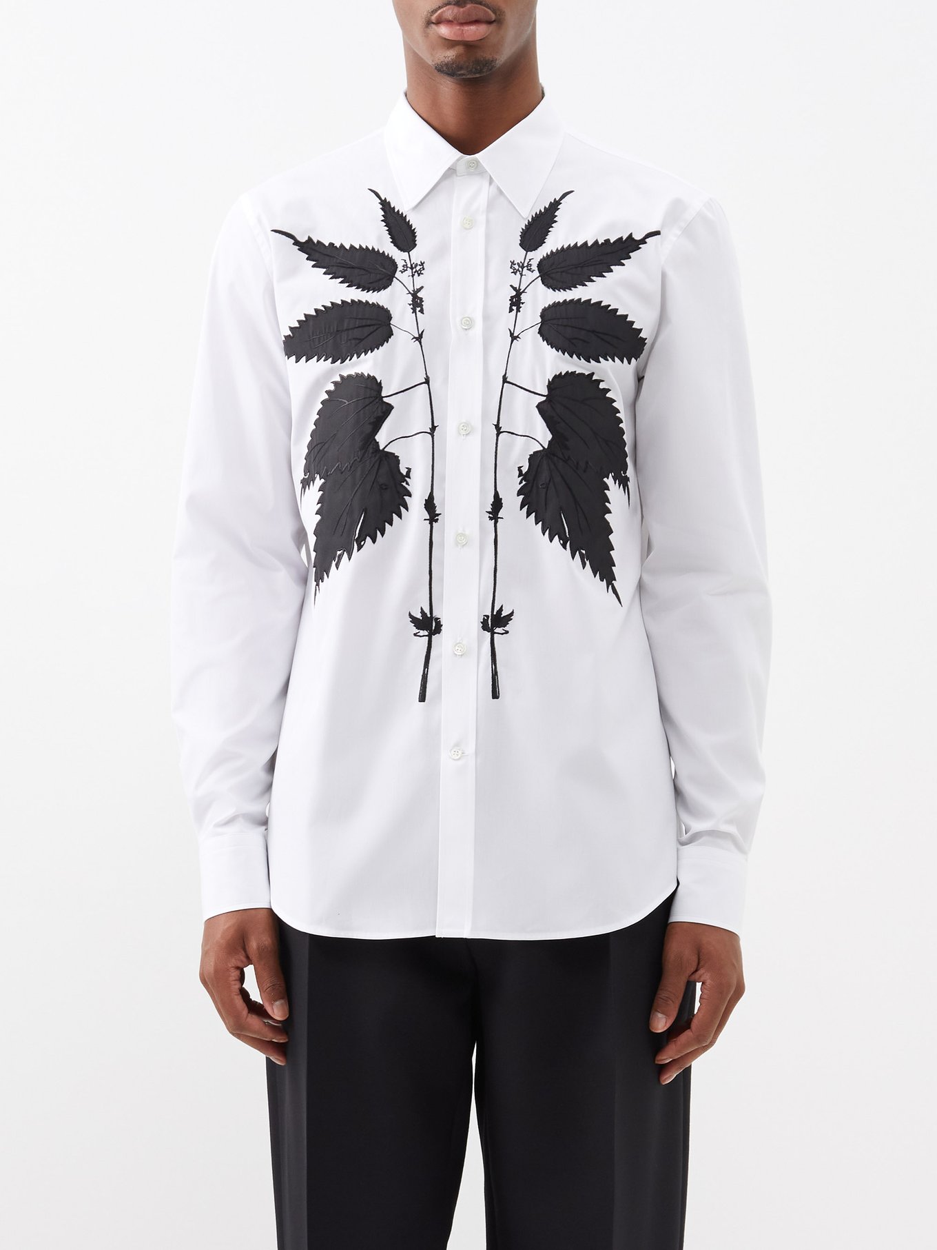 Alexander McQueen 刺繍ポロシャツ size S 定価約6万円 amnayahotels.com