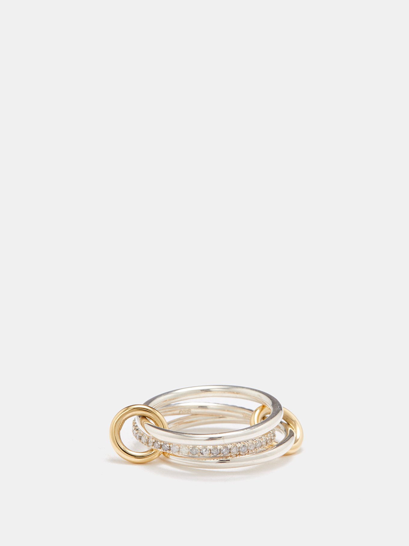 Sonny diamond, sapphire & 18kt gold ring | Spinelli Kilcollin