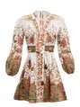 Empire Batik  floral print linen dress Zimmermann 