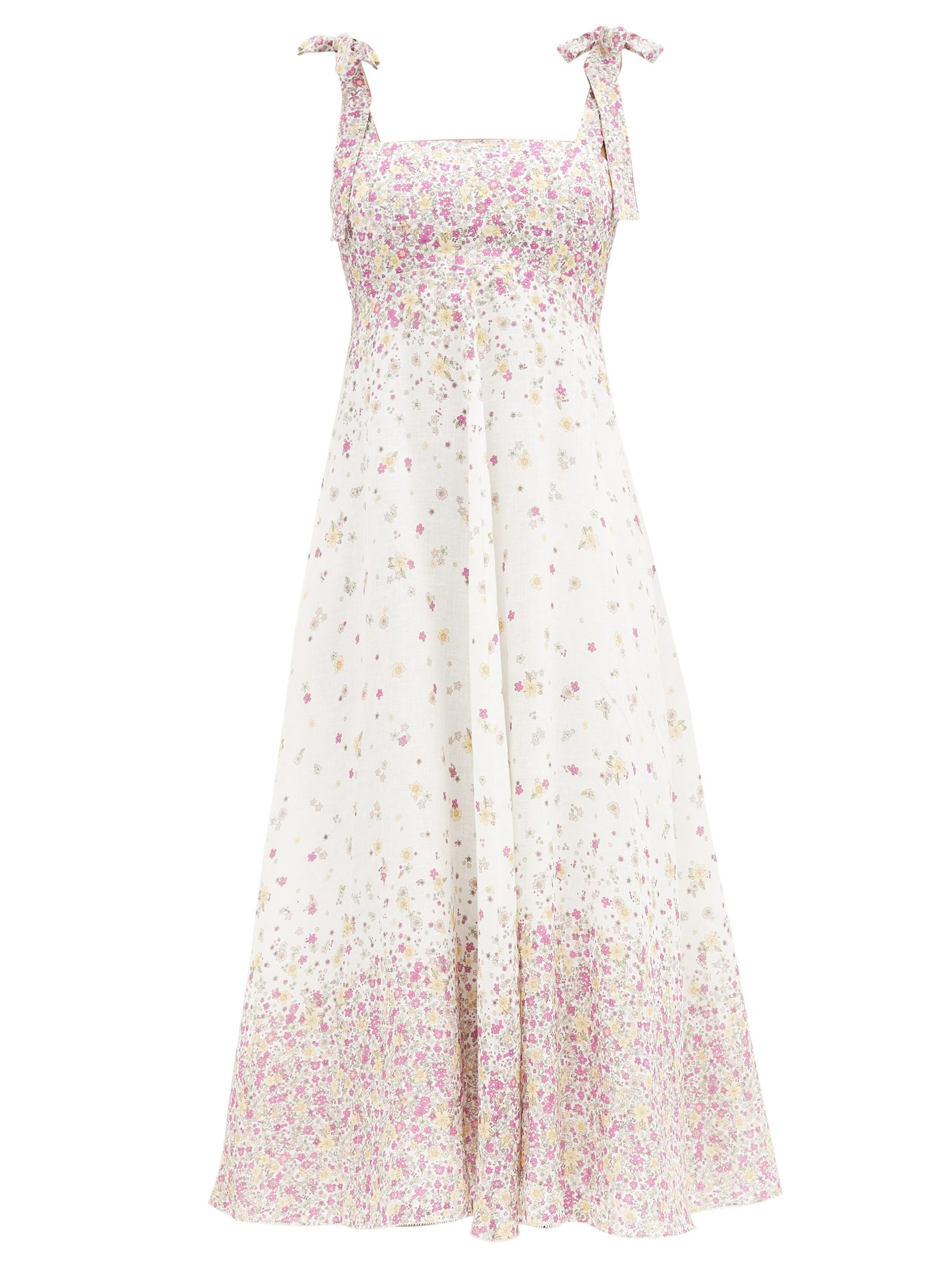 zimmermann floral midi dress