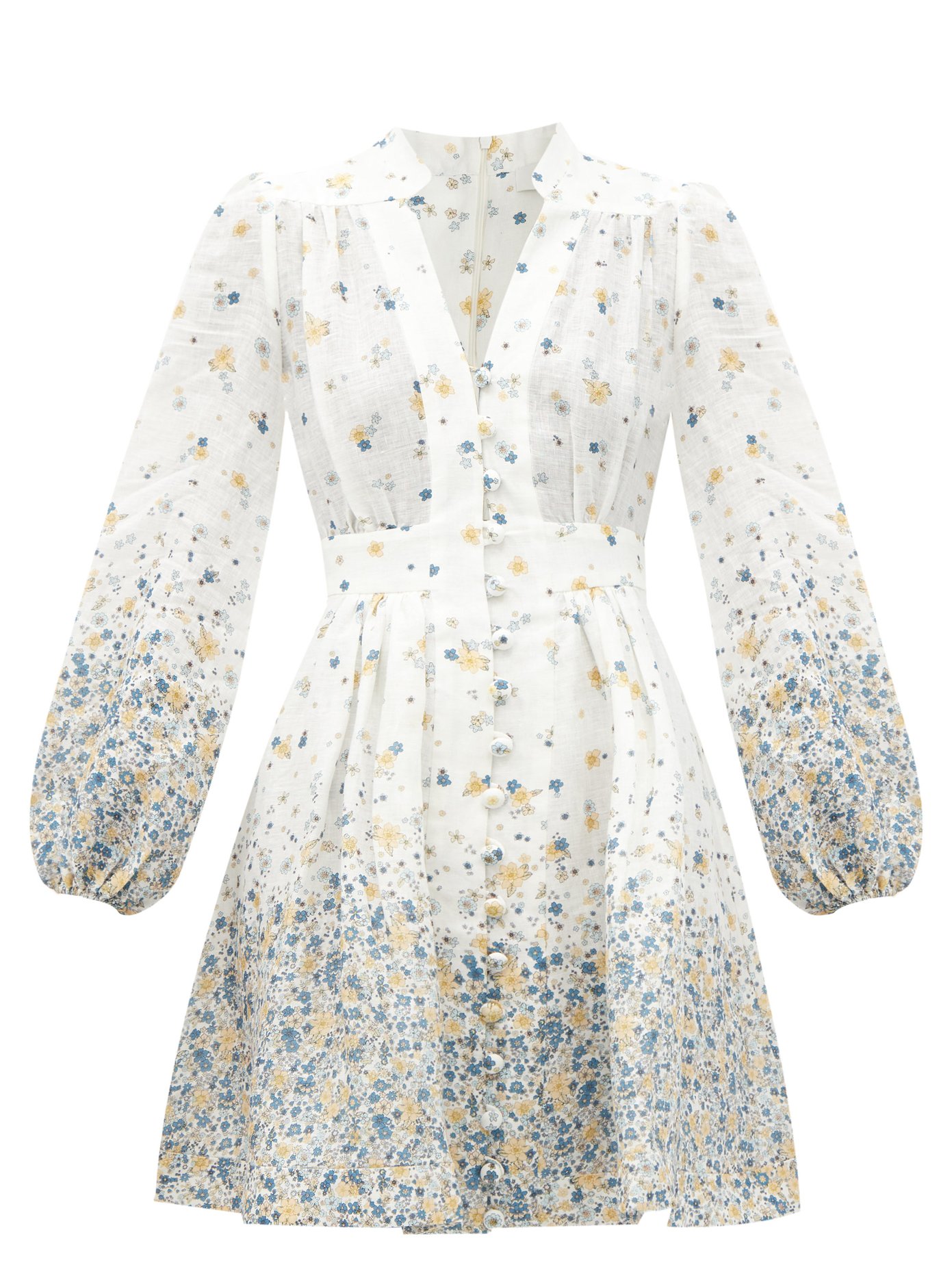 zimmermann white floral dress