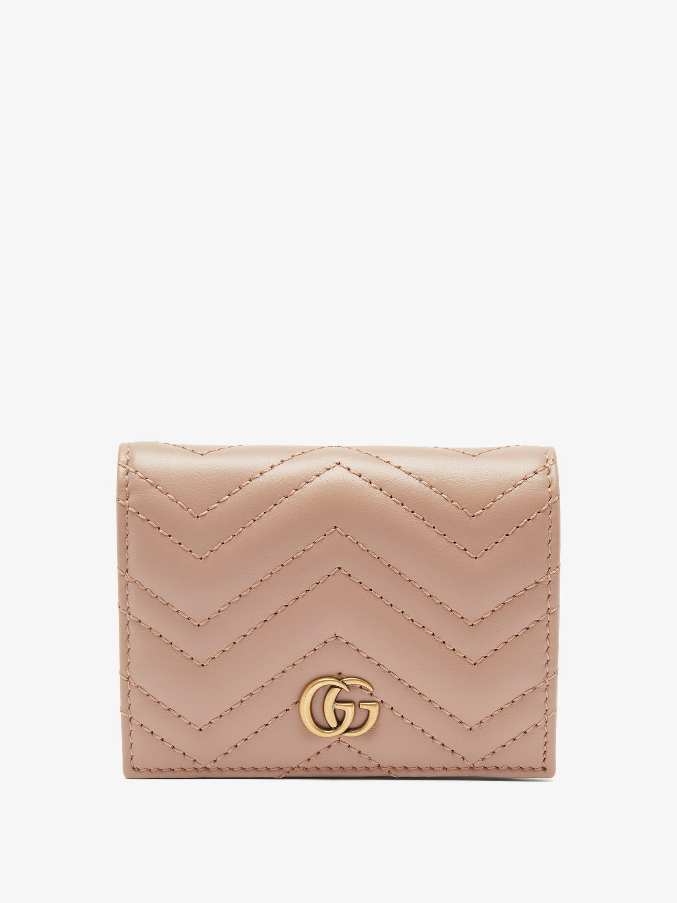 gg marmont quilted leather cardholder