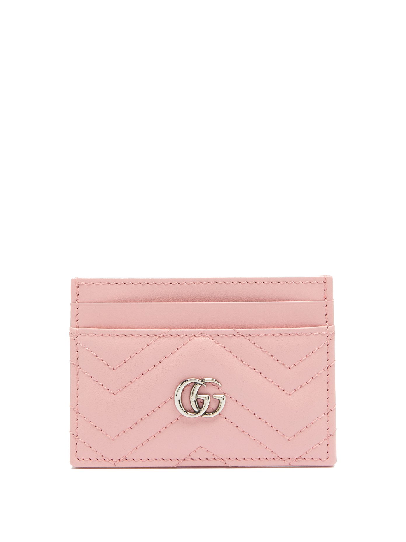 GG Marmont leather card holder | Gucci 