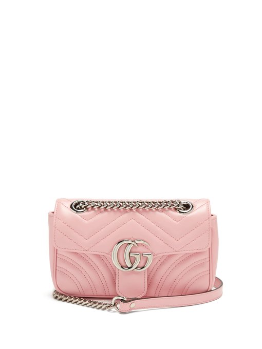 GG Marmont mini quilted-leather cross 