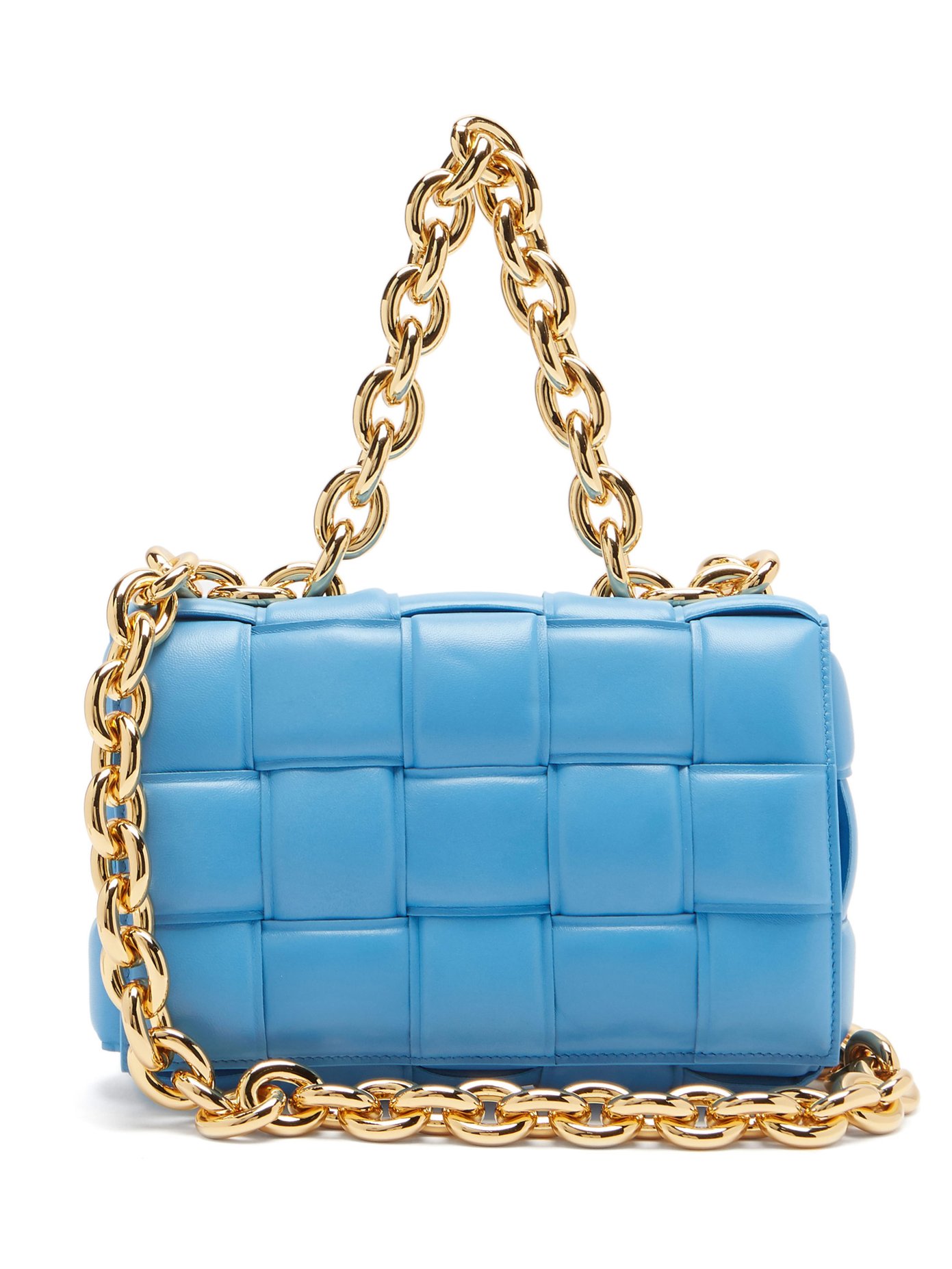 bottega blue bag