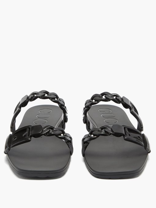 Braided jelly sandals | Gucci 