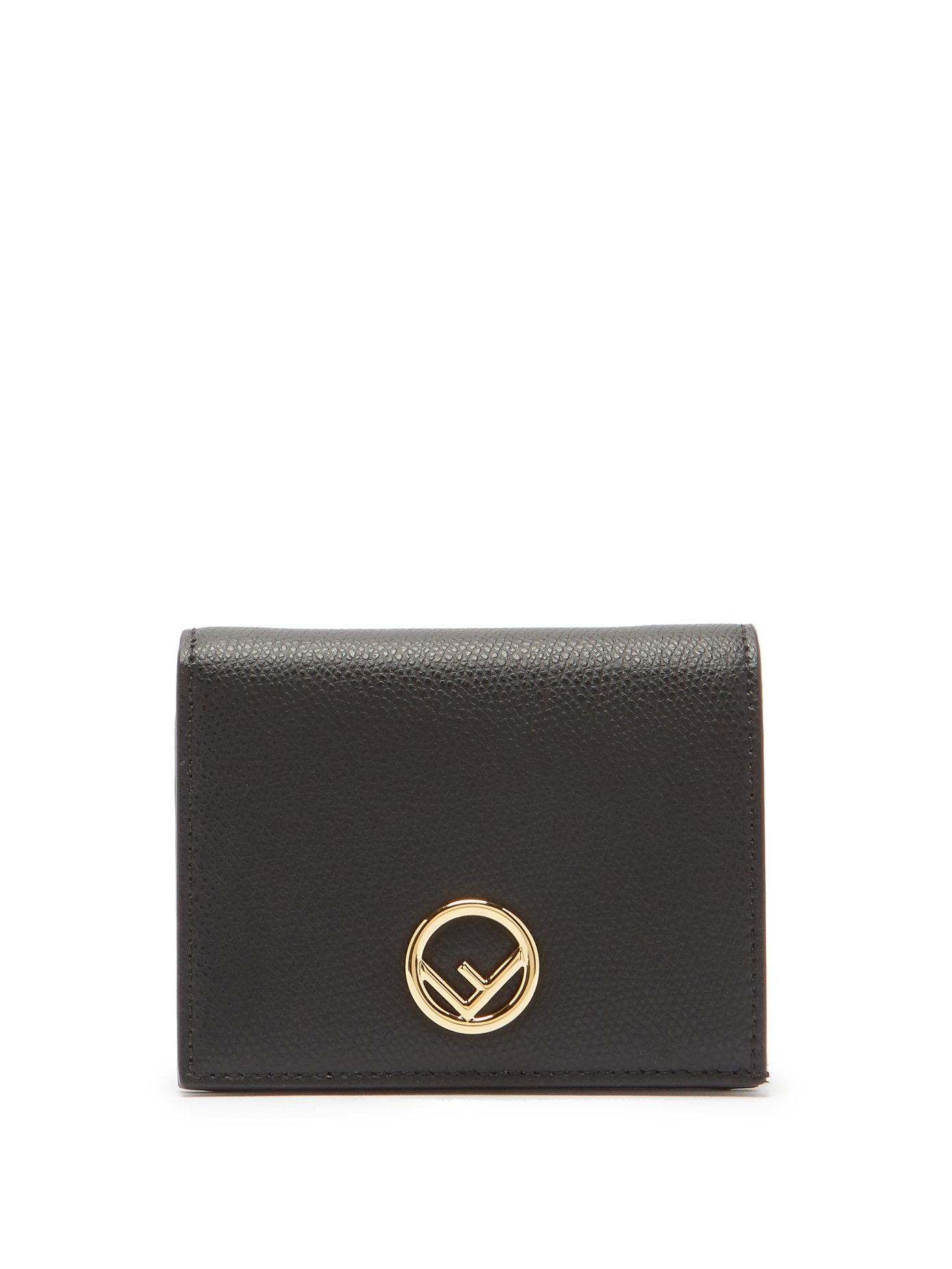 F is Fendi grained-leather wallet 