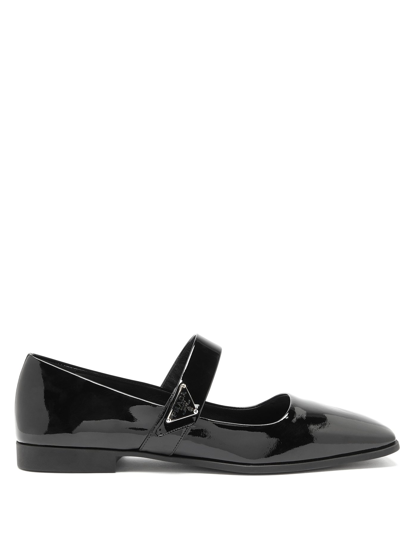 Mary-Jane square-toe patent leather 