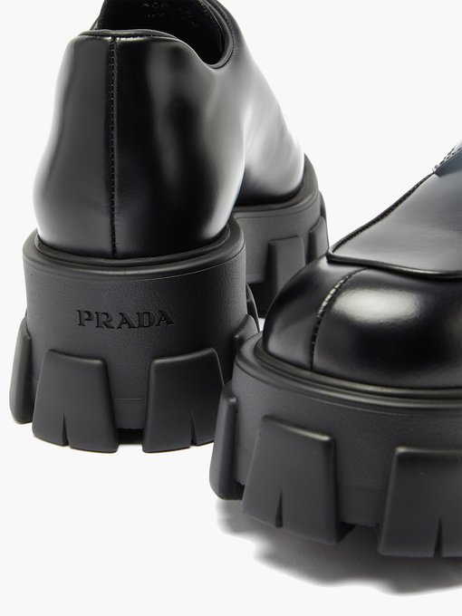 prada leather shoes