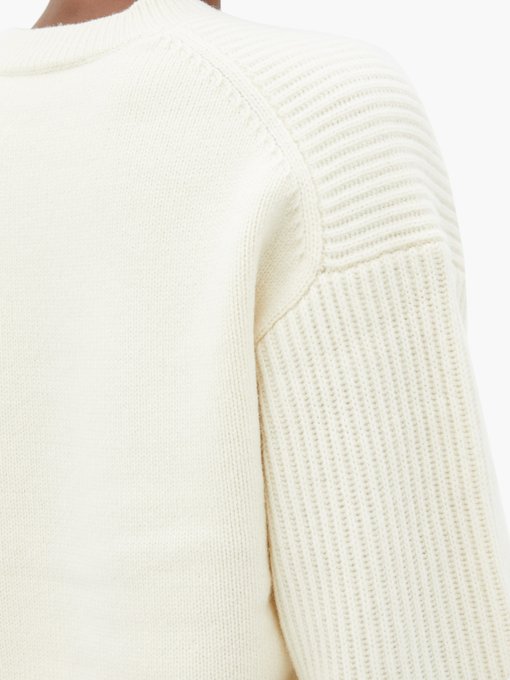 ribbed merino sweater