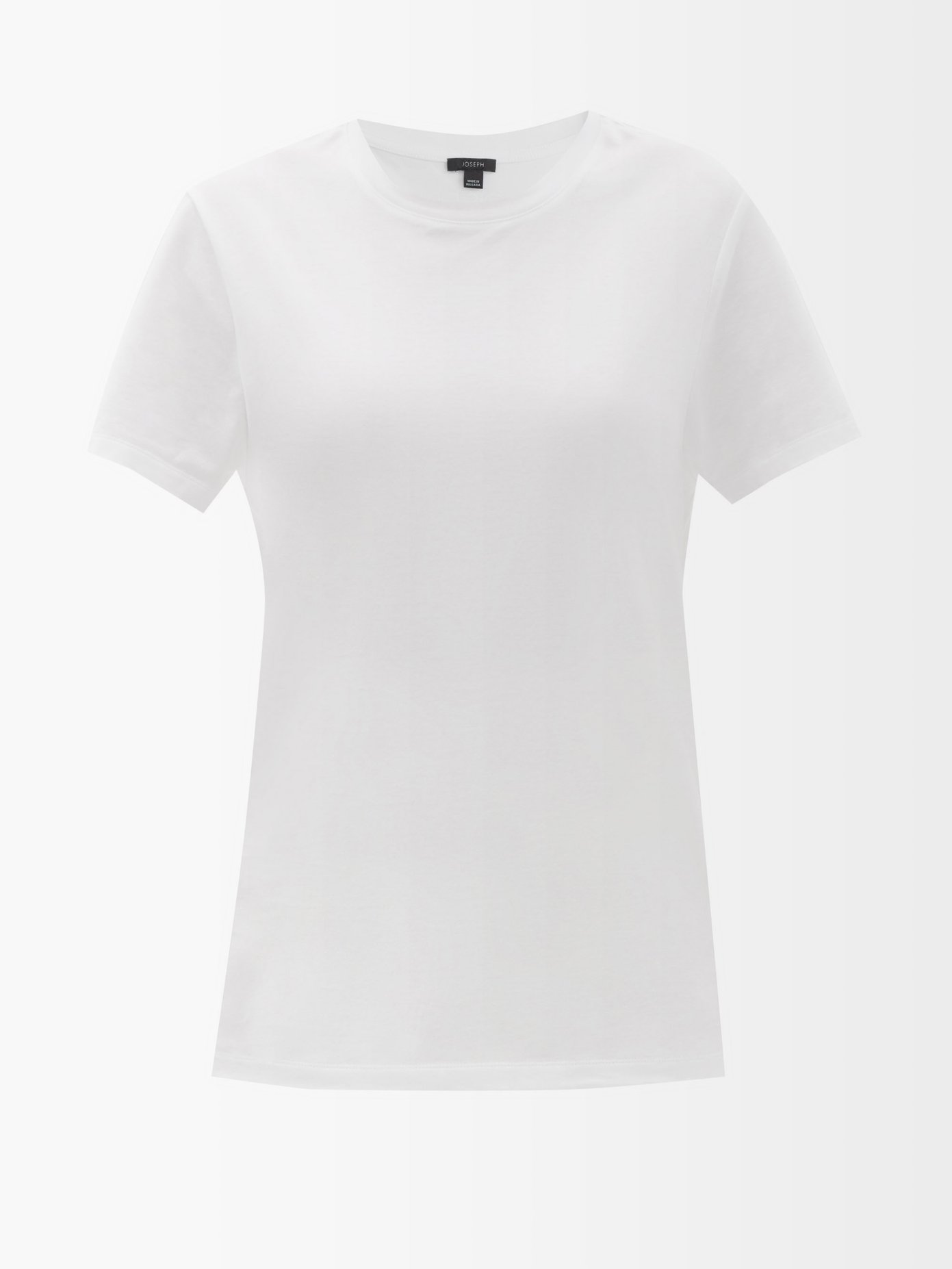 조셉 로고 티셔츠 Joseph White Logo-print cotton-jersey T-shirt