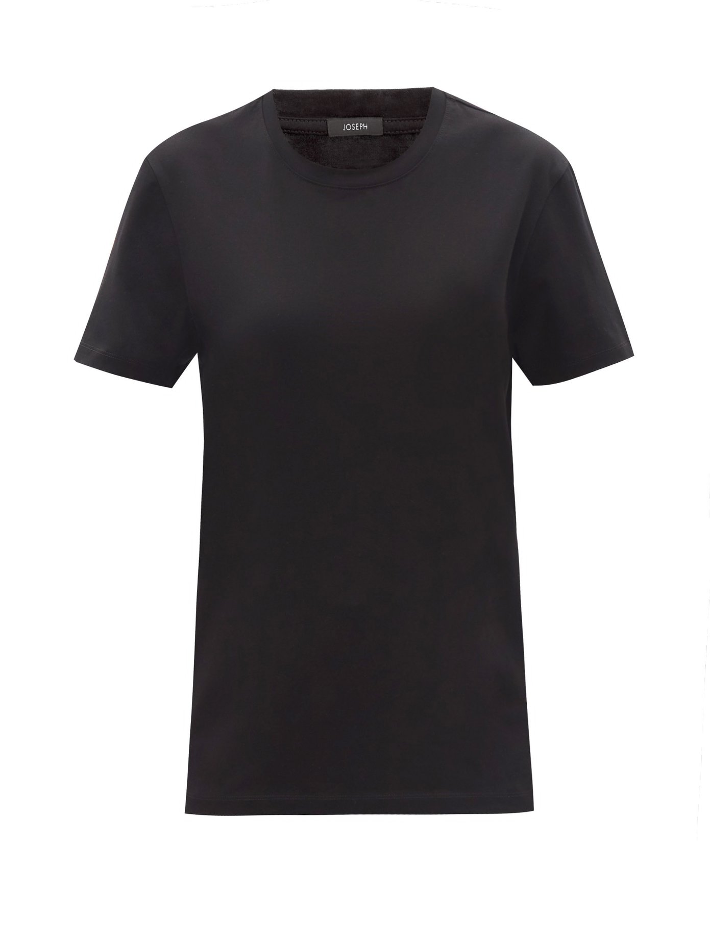조셉 로고 티셔츠 Joseph Black Logo-print cotton-jersey T-shirt