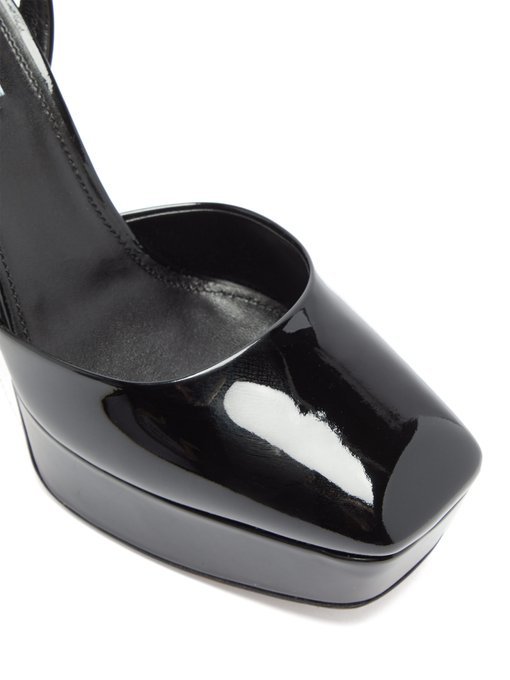 patent leather platform shoes