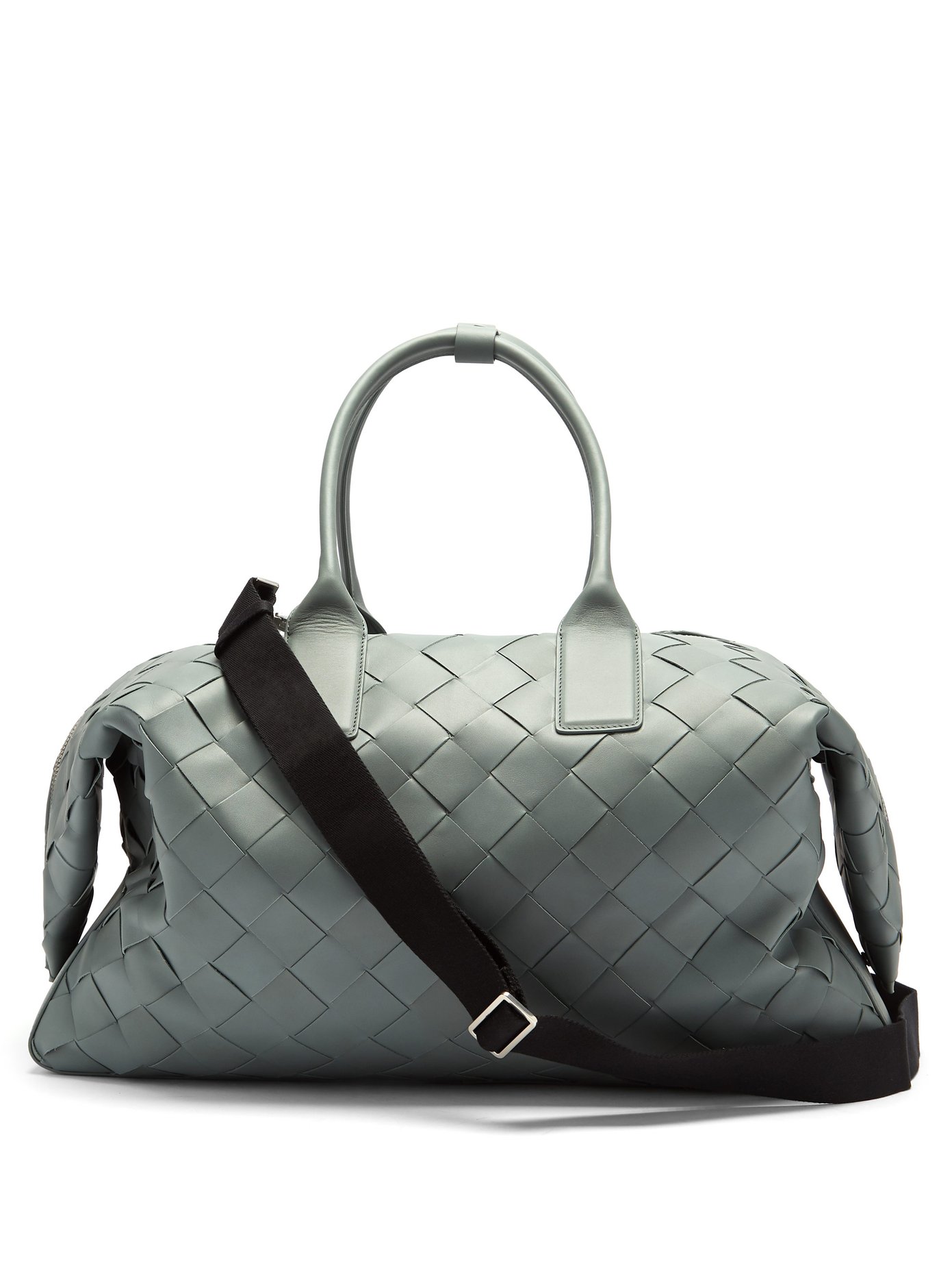 grey holdall bag