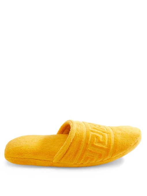 cotton terry slippers
