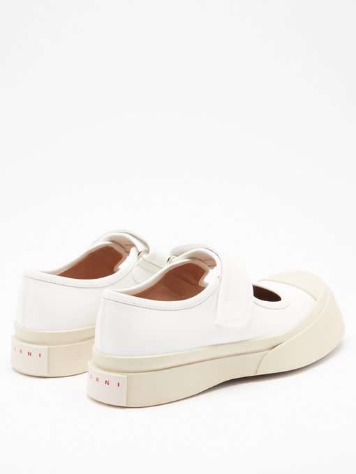 white leather mary janes