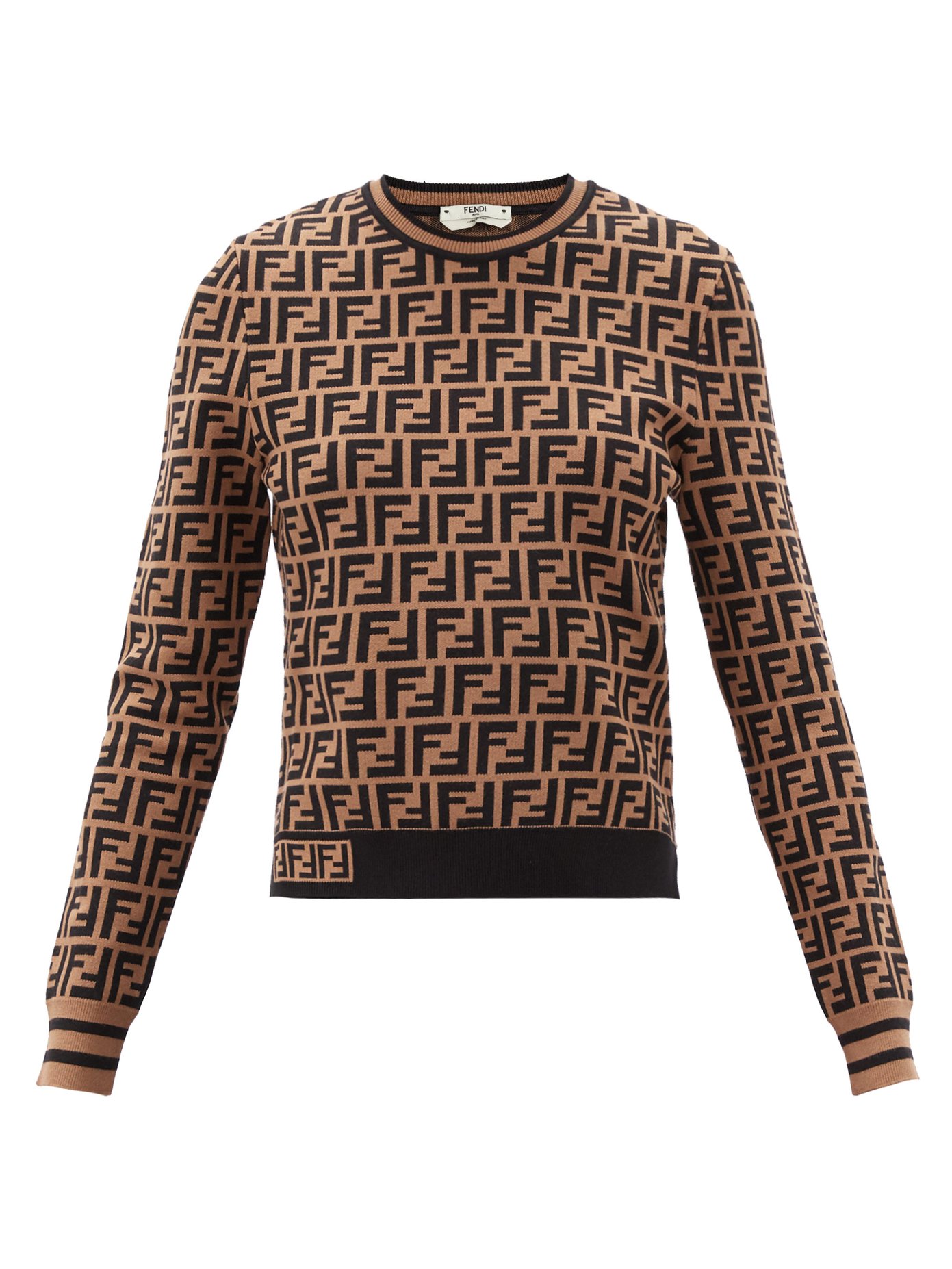 FF-jacquard sweater | Fendi 