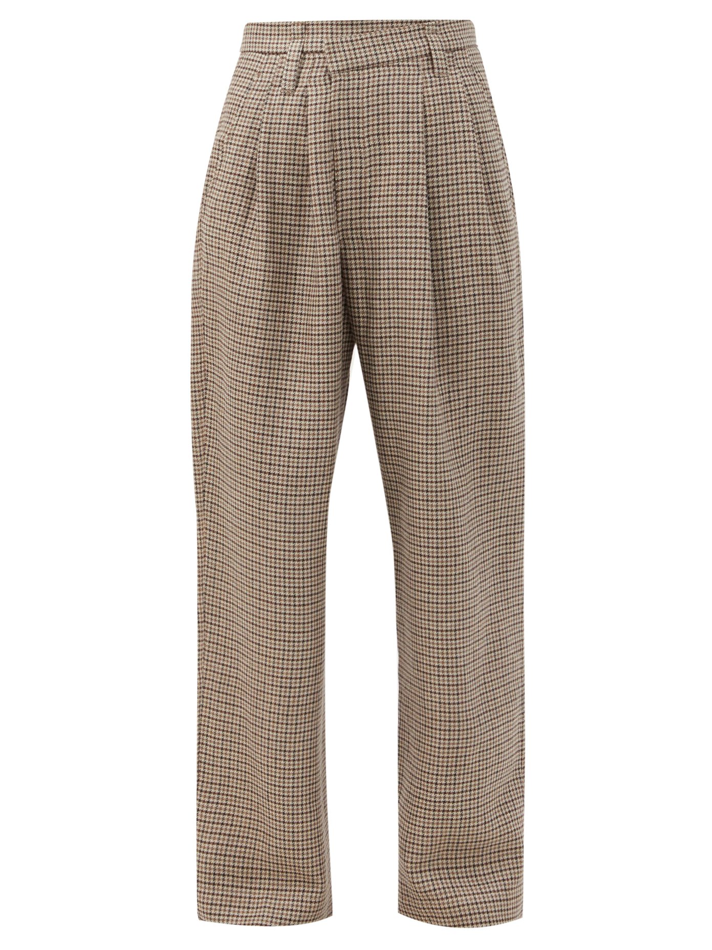 Asymmetric-waist checked linen-blend trousers by Brunello Cucinelli, available on matchesfashion.com for £1477 Jennifer Lopez Pants Exact Product 