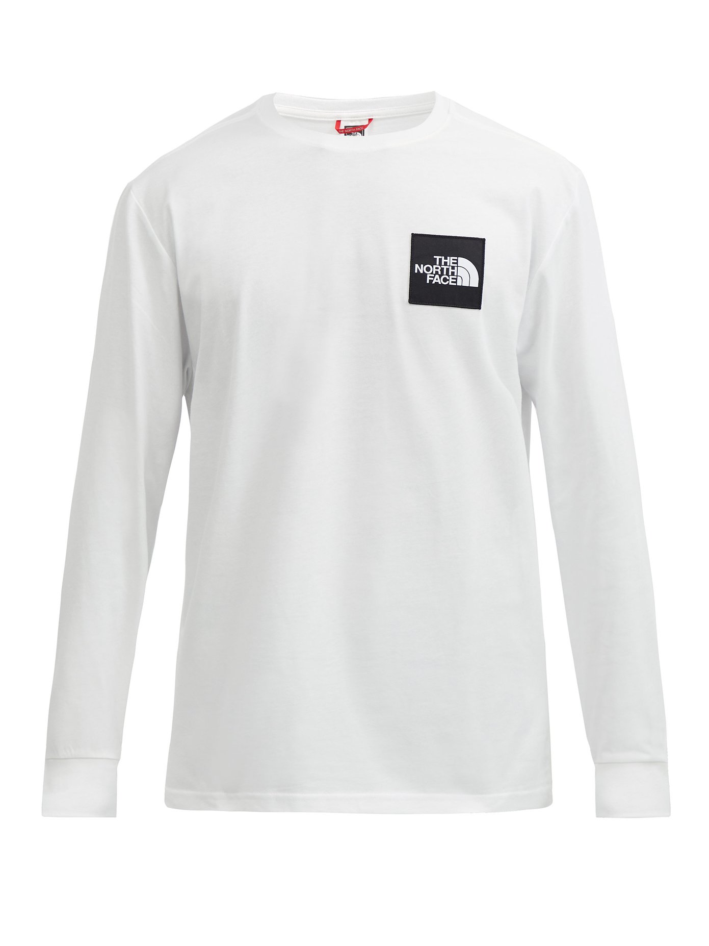 long-sleeved cotton-jersey T-shirt 