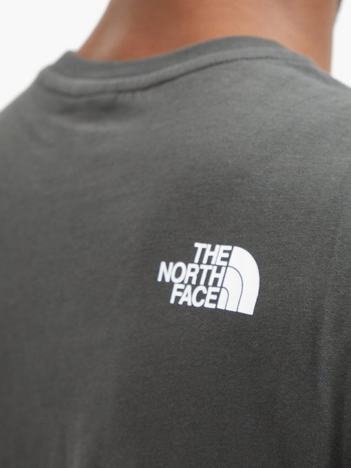 the north face logo t shirt