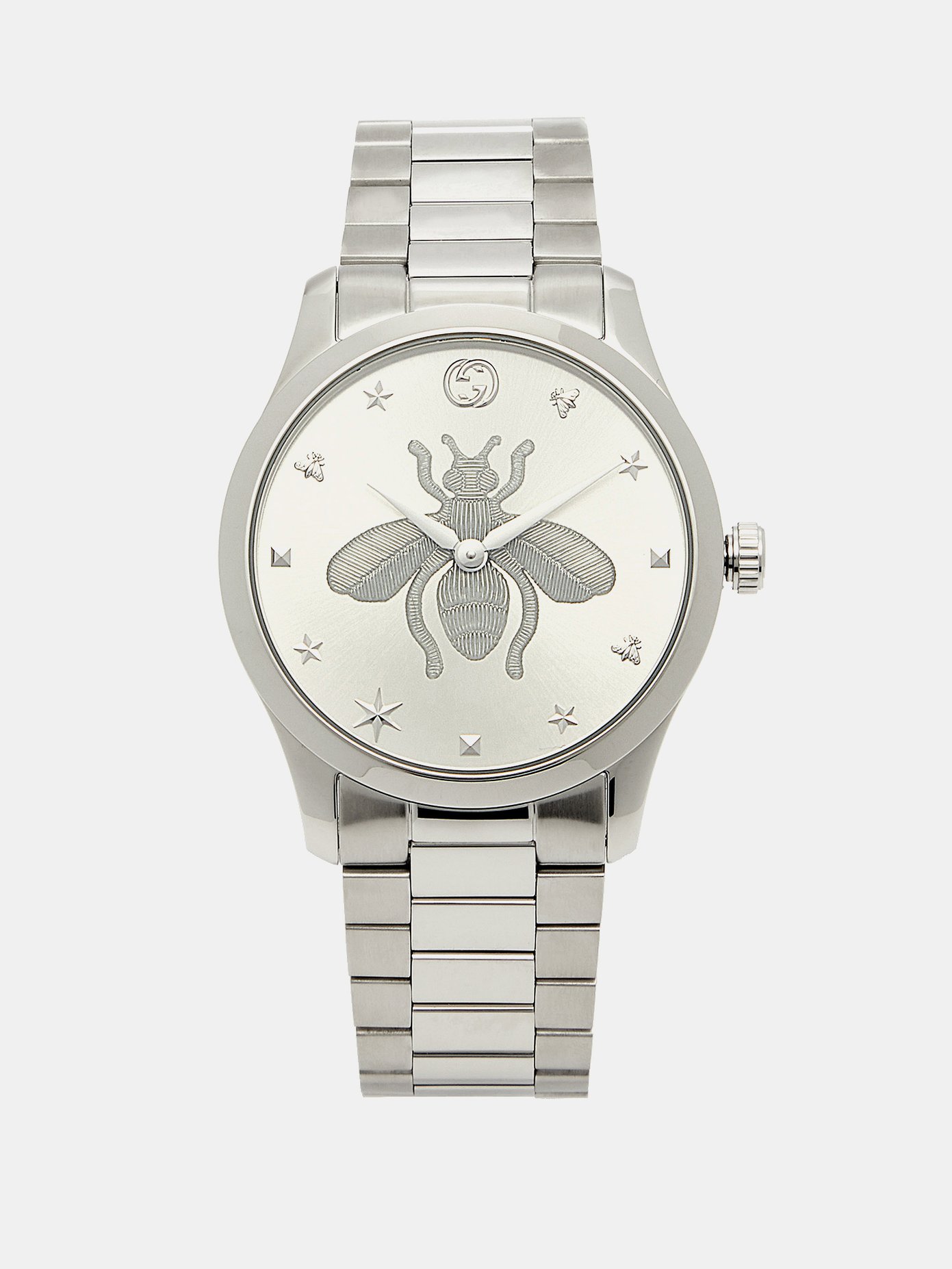 G-Timeless stainless-steel watch 