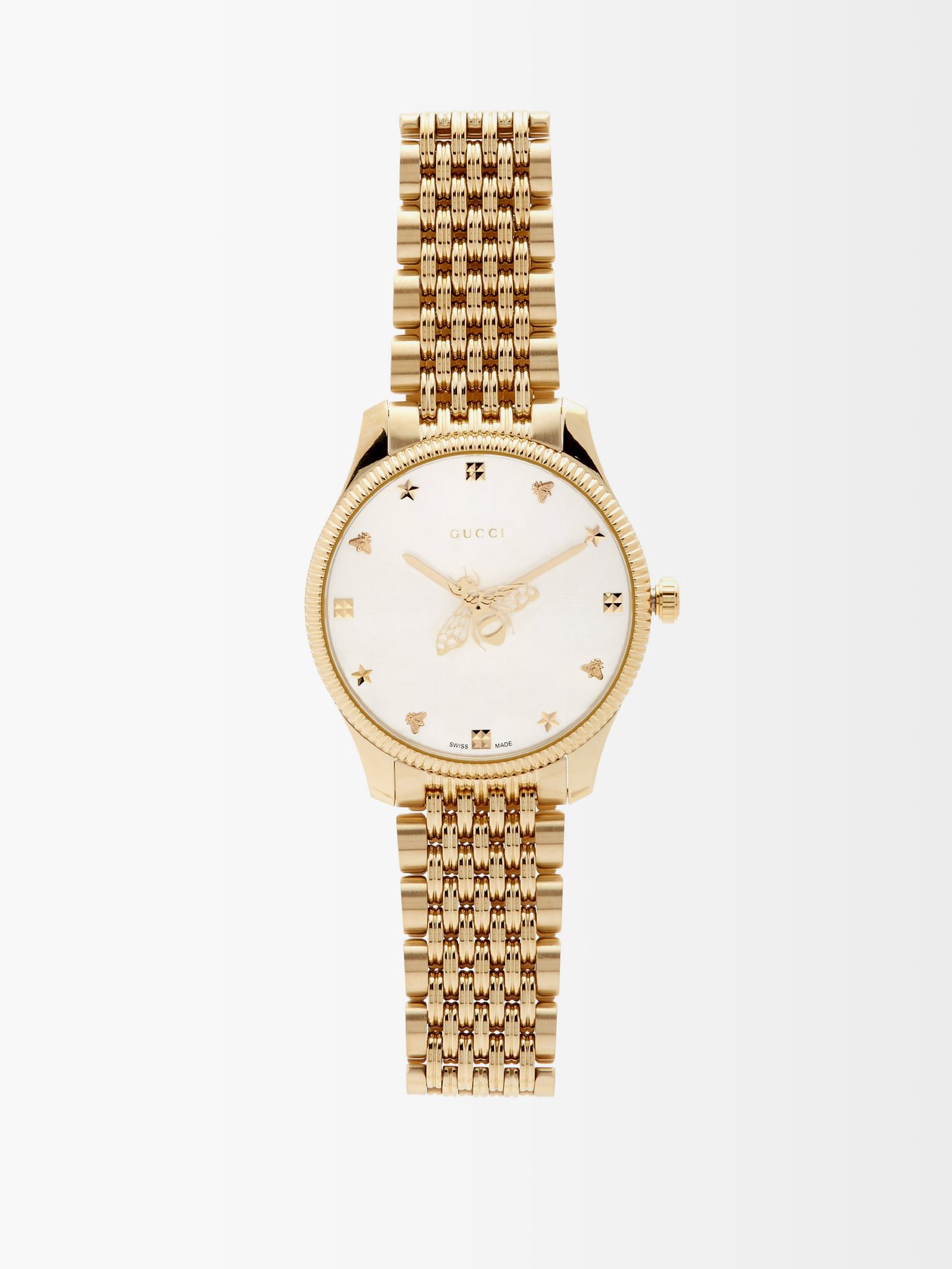 G-Timeless gold watch | Gucci 