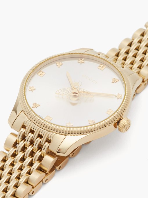 G-Timeless gold watch | Gucci 