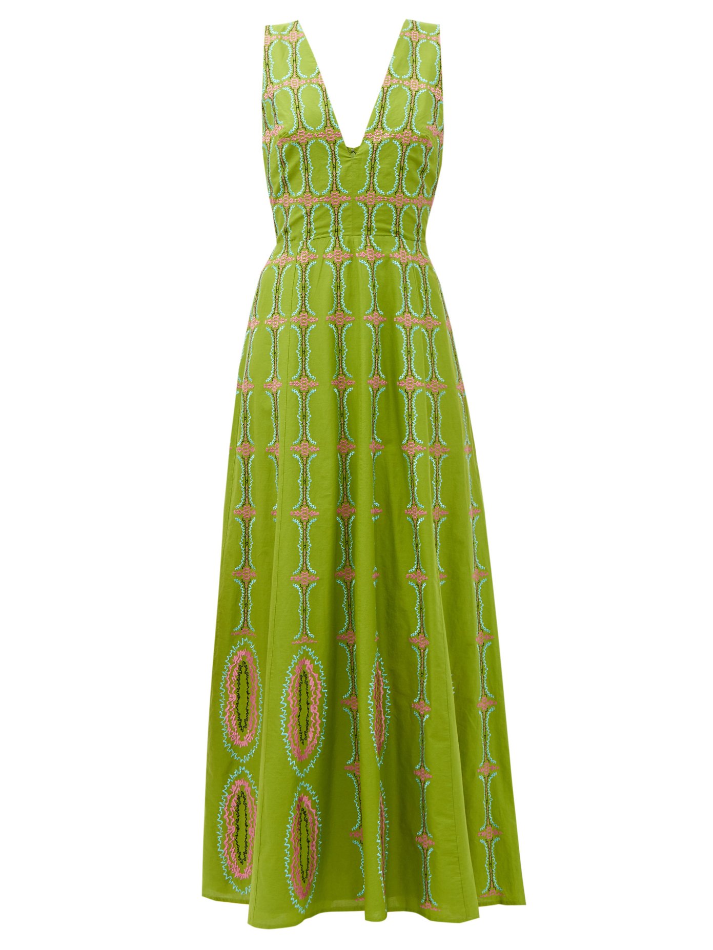 nellie printed maxi dress