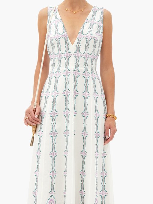 nellie printed maxi dress