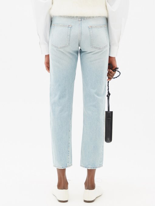 straight leg jeans cropped