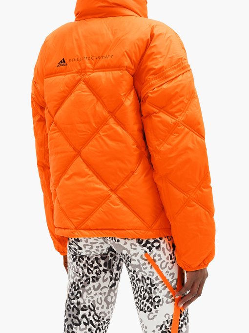 adidas stella mccartney orange jacket