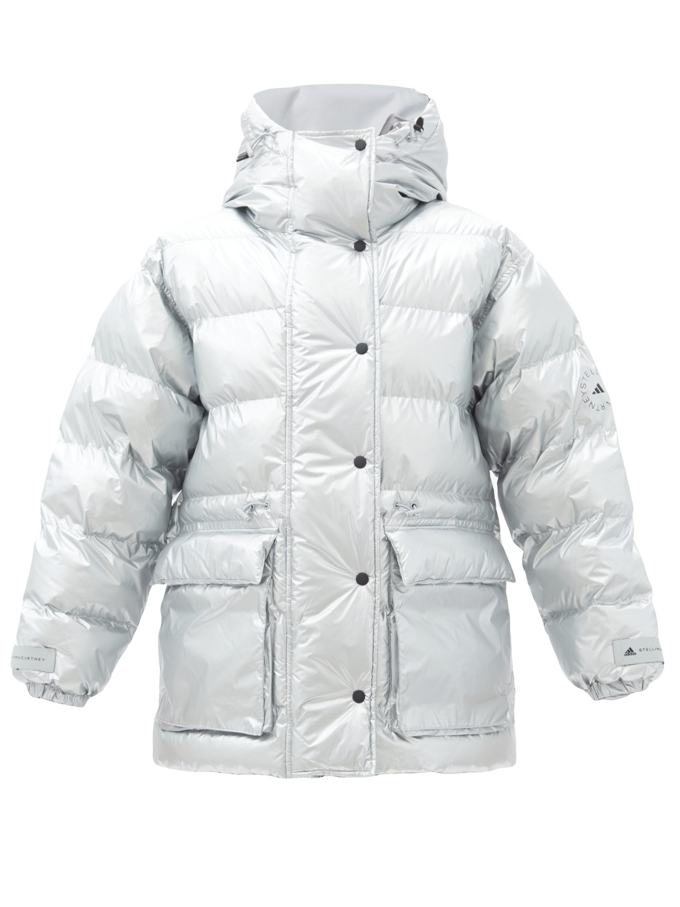 Hooded Quilted Shell Jacket And Gilet Adidas By Stella Mccartney Matchesfashion Us
