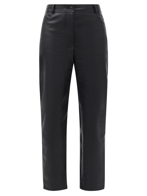 black leather pants australia