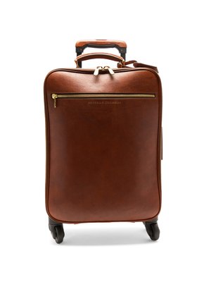 leather carry on suitcase with wheels