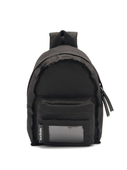 mini canvas backpack