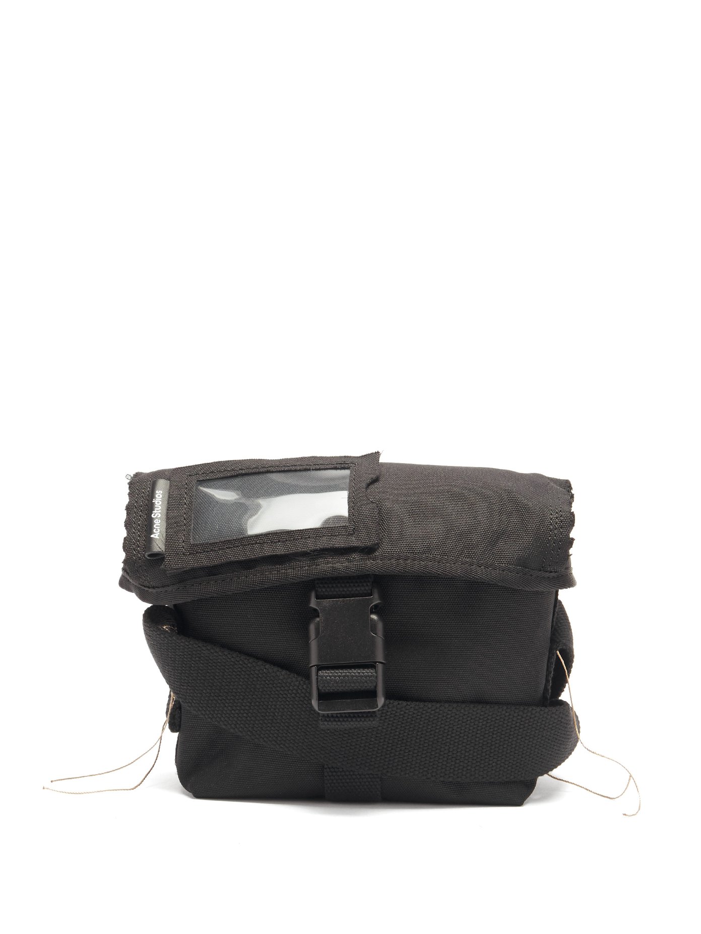 black mini messenger bag