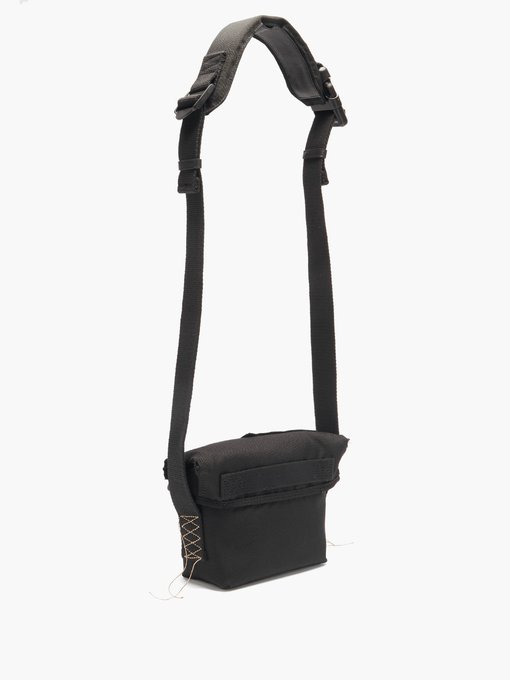 black mini messenger bag