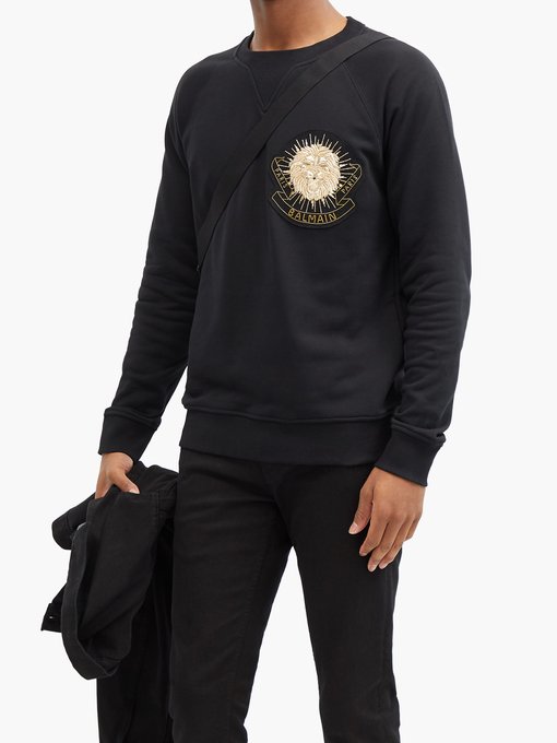 balmain beaded shirt