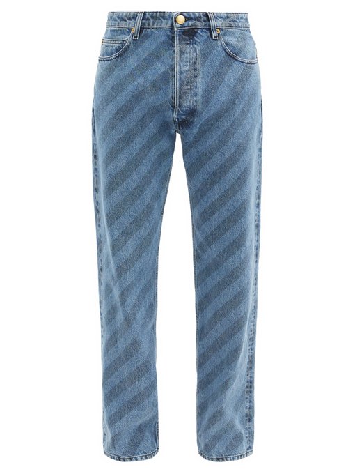 Striped straight-leg jeans | Marni | MATCHESFASHION US